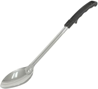 CAC Stainless Basting Spoon SBSO-11BH Solid Black Handle 1.2 mm 11 inch