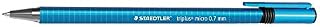 STAEDTLER triplus micro Retractable Mechanical Pencil with Twist Eraser, for Writing, Drawing, Drafting, 0.7mm Lead, Light Blue, 77427-30