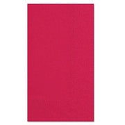 Dinner Napkins, Paper, 1/8 Fold, Two-Ply, 15quot; x 17quot;, Red