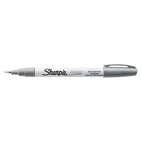 Sharpie 1 Count (Pack of 1) / Extra Fine Point / Silver Permanent Markers