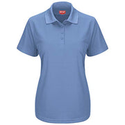 Red Kap Small / Medium Blue / Short Sleeve Performance Knit® Pocketless Core Polo Polos