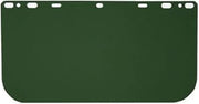 MCR Safety 181541 Safety Face Shield, Universal Impact Universal Resistant Polycarbonate Material, Medium Green, 8-Inch x 15.375-Inch, 0.040-Inch Thick