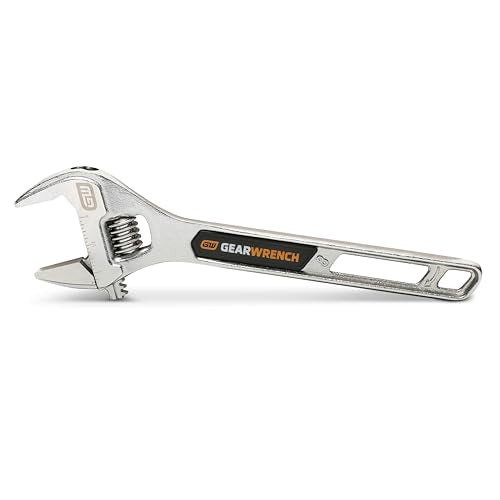 GEARWRENCH 8-inch / 8 in / Chrome Adjustable Wrenches
