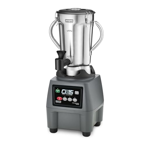 Waring Stainless Steel Jar CB15SF / 1 Gallon / Black Countertop Blenders