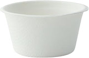 PacknWood 210GPU7F 2 oz 2.1 in. White Sugarcane Souffle & Portion Cup with No Added Pfas - 2000 Piece