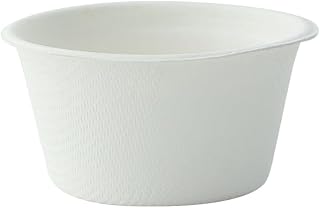 PacknWood 210GPU7F 2 oz 2.1 in. White Sugarcane Souffle & Portion Cup with No Added Pfas - 2000 Piece