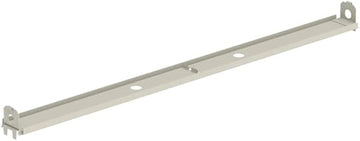 Lozier 4' W Gondola Heavy Duty Bottom Rail WHT White