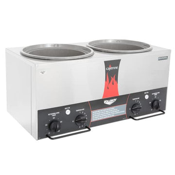 Twin Well Warmer by Vollrath – 4 quarts, Stainless Steel, Model 72028