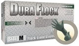Ansell Dura Flock 8 Mil Flock-Lined Green Nitrile Glove