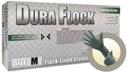 Ansell Dura Flock 8 Mil Flock-Lined Green Nitrile Glove