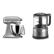 KitchenAid Contour Silver / Stand Mixer + Chopper, Contour Silver / 3.5_cup Stand Mixers