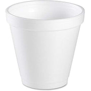 DCC4J4 - White Foam Cups by DART – 4 Ounces, 4.0 fluid_ounces, Stainless Steel, White