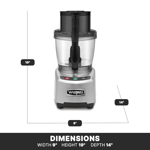 Waring 4Q Food Processor / 4 Quart / Black Food Processors