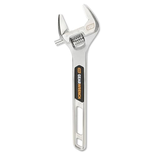 GEARWRENCH 12-inch / 12 in / Chrome Adjustable Wrenches