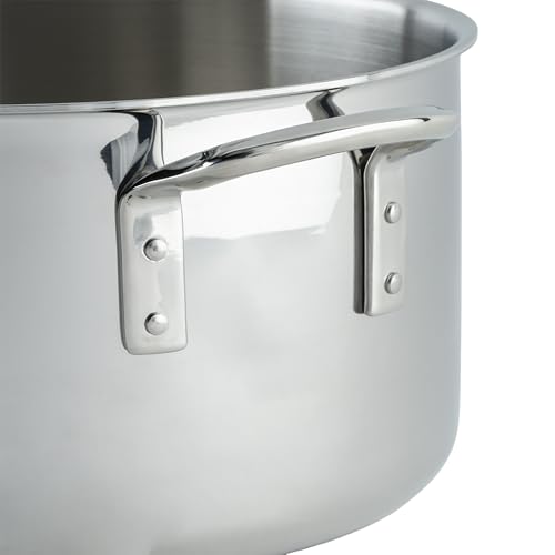 Winco 20 Quarts / Stock Pot TriPly / Silver Stockpots