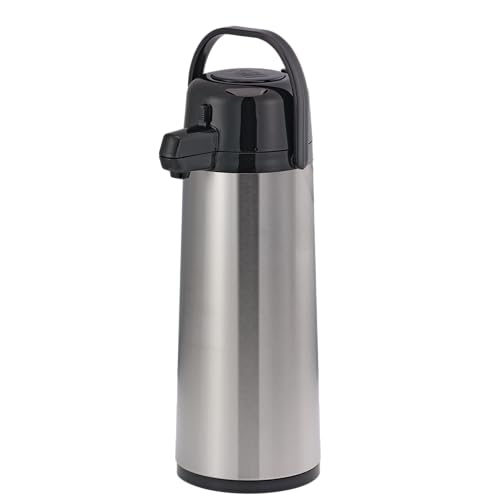 Service Ideas 84.5 Ounces / PUMP LID / Brushed Thermal Carafes