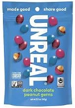 Candy Coated Dark Chocolate Peanuts - Bag, 5 Ounce - 6 per case.