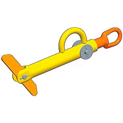 Reel Lifter/Turner - 3000 Lb. Cap. by M&W – Steel, Safety Yellow, Model 12782