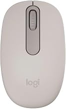 Logitech M196 Bluetooth Wireless Mouse, Compact and Portable Mouse for Laptops, Tablets and More, 12-Month Battery, Smooth Tracking, Compatible with PC and Mac, Windows and macOS - Sand (RENEWED)