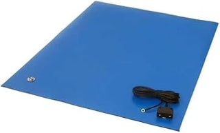 Transforming Tech ESD Rubber Matting, Royal Blue, 24"x48"x0.080"