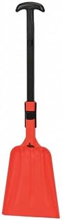 Remco - A Vikan Company 6880EBO Orange Polypropylene Emergency Hygienic Shovel, ABS Plastic Blade, 24.4" - 36.5"