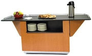 6855 Breakout Dining Station with Drop Leaf Sides, 99"W x 32-1/2"D x 38"H