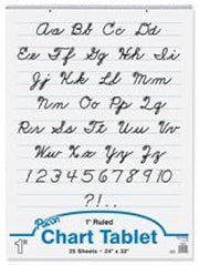 Pacon CORPORATION CHART TABLET 24X32 1 RULED 25 CT (Set of 12)