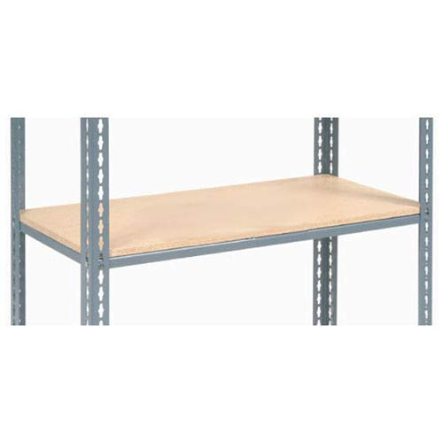 Additional Boltless Shelf Level with Wood Deck by Global Industrial – Wood Deck, Grey, Model 254463