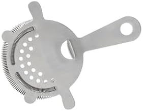 TableCraft 10472 Strainer, 4-1/2" x 6" x 3/4", 4-Prong, Brushed Finish, 18/8 Stainless Steel, 6 Each per case