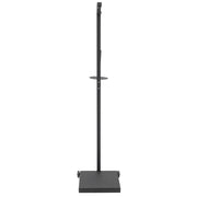 ® Black Steel Mobile Roll Bag and Scale Holder - 16"L x 24"D x 72"H by HUBERT – Steel, Black, Model EL-6-18-P-T