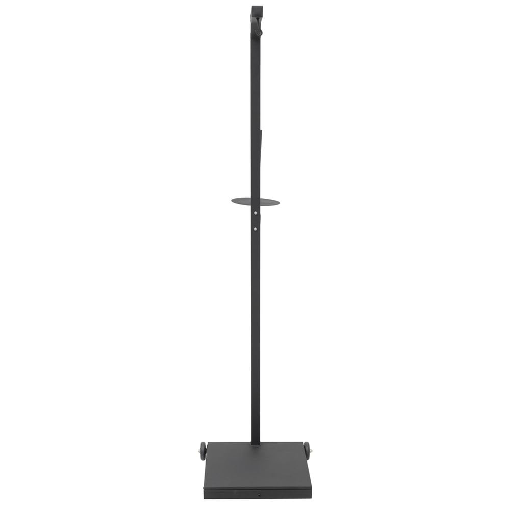 ® Black Steel Mobile Roll Bag and Scale Holder - 16"L x 24"D x 72"H by HUBERT – Steel, Black, Model EL-6-18-P-T