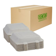 ECO PRODUCTS Green Products / 9" / white Clamshell Take Out Containers