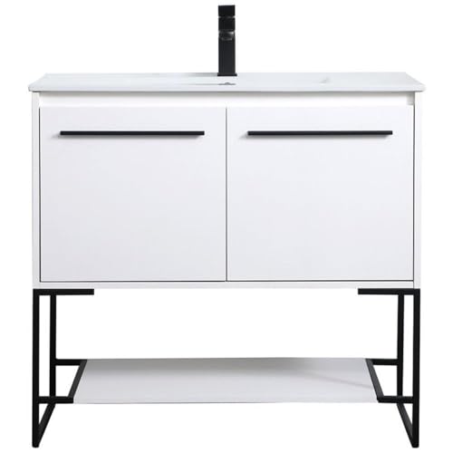 Elegant Decor 36" - Single / White / Modern Bathroom Vanities