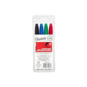 Sharpie 4 Count (Pack of 1) / Assorted Colors / Standard Packaging Permanent Markers