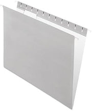 Pendaflex Hanging File Folders, 1/5 Tab, Letter, Gray, 25 per Box -:- Sold as 1 BX