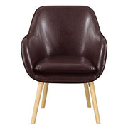 Convenience Concepts Espresso / Chair / 25.25"L x 26.75"W x 33.5"H Chairs