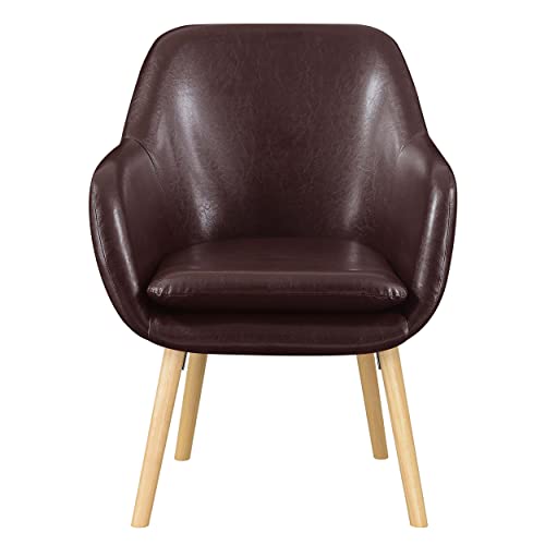 Convenience Concepts Espresso / Chair / 25.25"L x 26.75"W x 33.5"H Chairs