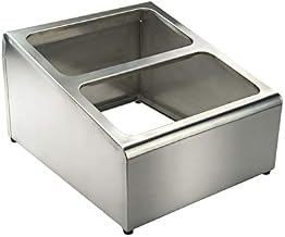 Winco SCPH-33 - Stainless Steel Condiment Packet Holder, 2 Compartments