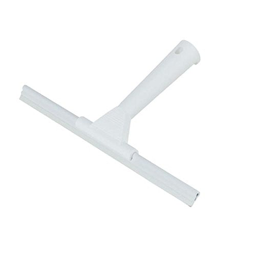 Shower Squeegee by Ettore – 13 in. x 13 in. x 13 in., Plastic, White, Pack of 12, Model 14100