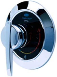 Zurn TMPK7100-LH Temp-Gard Trim Pack for Shower Valve, Chrome-Plated ABS Plastic Main Cover, Escutcheon, Metal Lever Handle