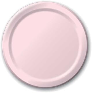Creative Converting 50158B Classic Pink Banquet Plate, Solid (10pks Case)