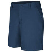 Red Kap 8 / Navy / Plain Front Work Short Shorts