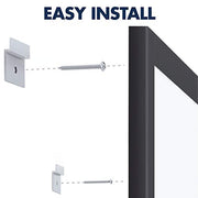 Quartet Black / 36"W x 24"H / Black Frame Dry Erase Boards