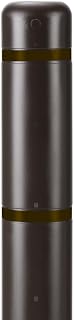 BollardGard 4" x 72" Bollard Cover Brown - Innoplast (Brown Black Tape)