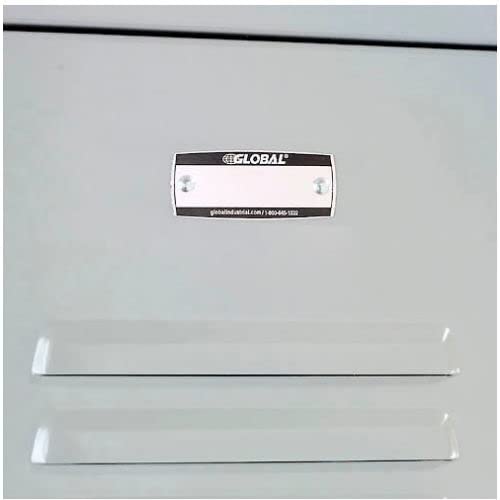 Infinity Single-Tier One-Door Locker with Recessed Handle by Global Industrial – Stainless Steel, Grey, Model 254121GY