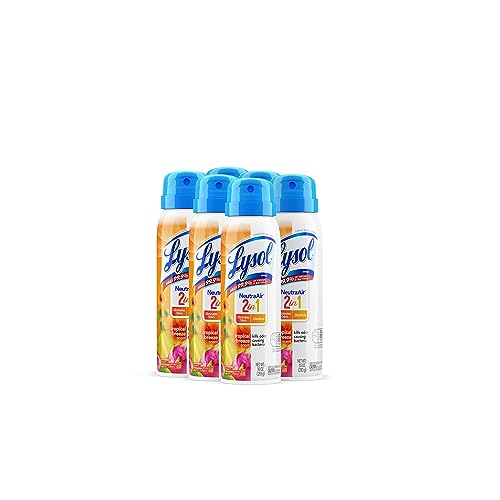 Lysol Tropical Breeze / 10 Ounce (Pack of 1) / Colorless Disinfectant Sprays & Liquids