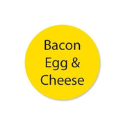 DuraMark 1 in Round Bacon Egg and Cheese Label by DayMark – Model 111258