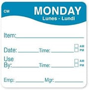 DayMark - 1127821 - CoolMark 2 in x 2 in Monday Label