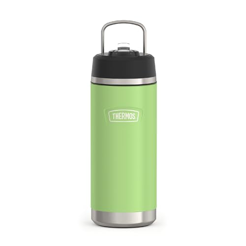 THERMOS 18 Ounces / Lime / Straw Thermoses