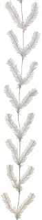 10ft Pine Work Artificial Garland -White (Pack of 24)